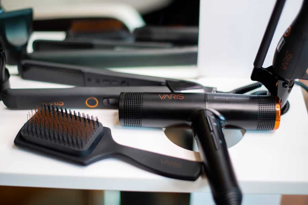High-quality professional hair styling tools for salon services and hairstyling.