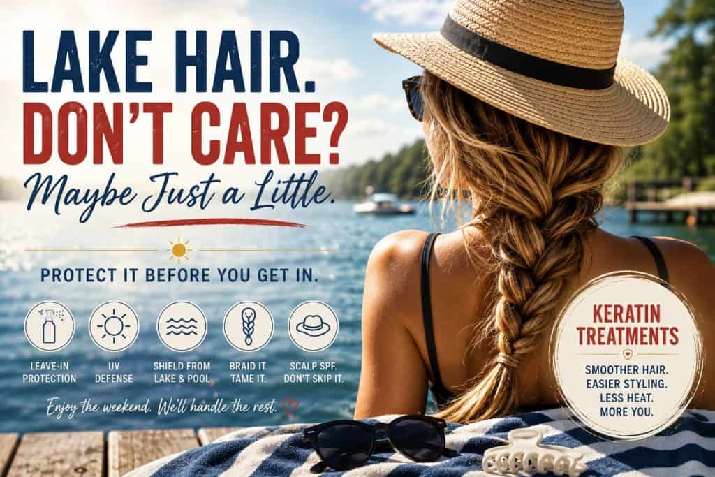 Headed to the Lake for Labor Day? Protect Your Hair Before You Go